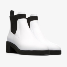 Camper White Ankle Boots Womens - Wonder Online Ireland | QGWFJ1260